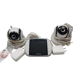 Motorola MBP36S-2BU Video Baby‎ Monitor with 2 Cameras For Parts